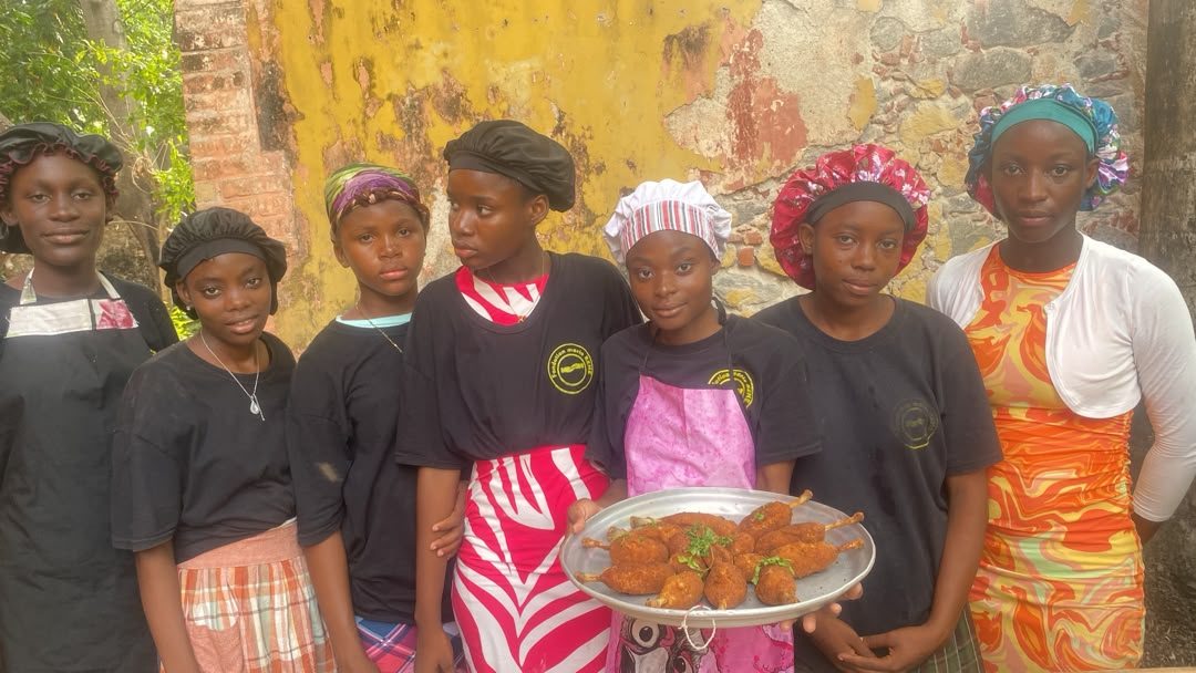 Participants in a community cooking workshop