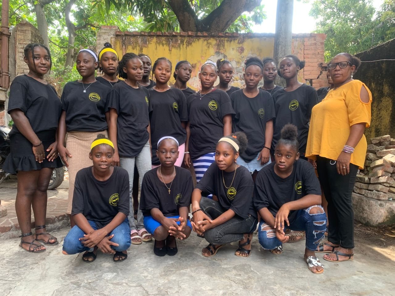 Young people growing together